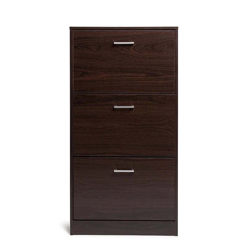 KSP Toby Shoe Cabinet 3-Drawer (Mocha)