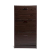 KSP Toby Shoe Cabinet 3-Drawer (Mocha)