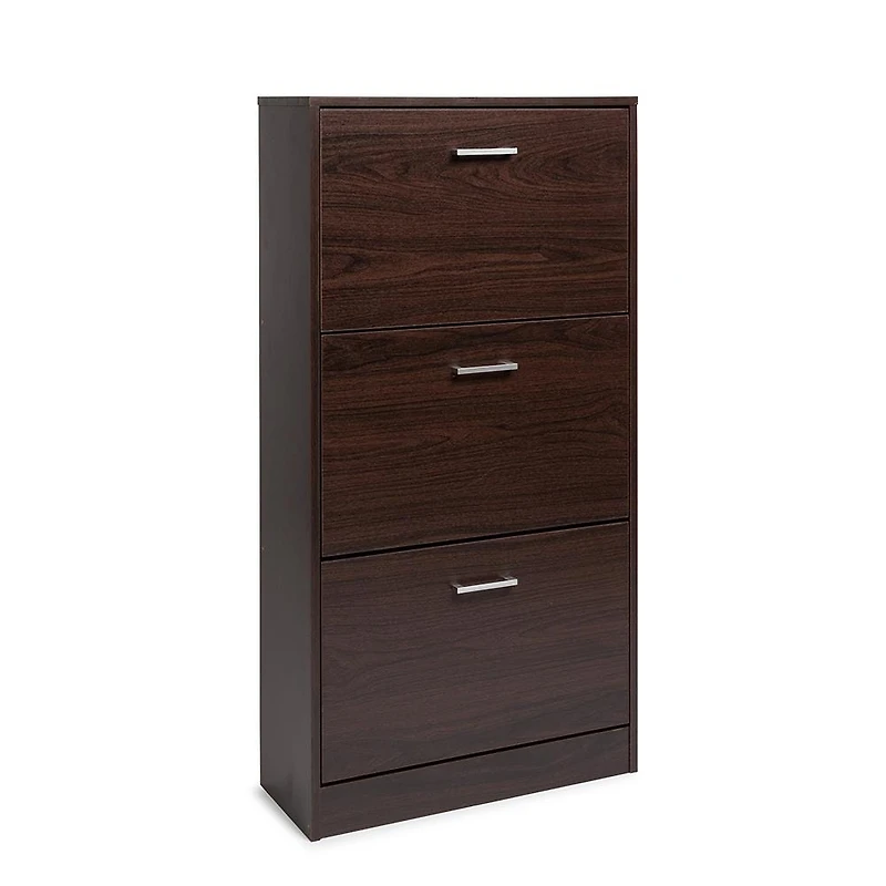 KSP Toby Shoe Cabinet 3-Drawer (Mocha)