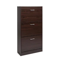KSP Toby Shoe Cabinet 3-Drawer (Mocha)
