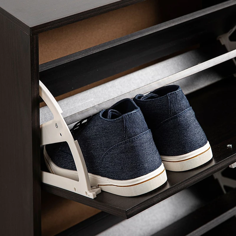 KSP Toby Shoe Cabinet 3-Drawer (Mocha)