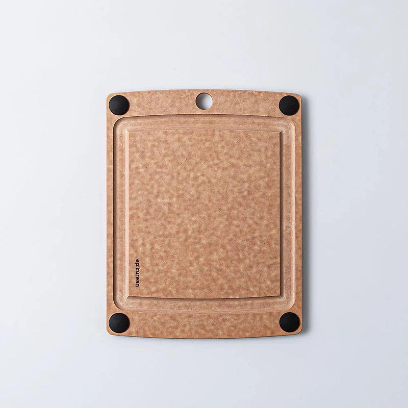 Epicurean All-In-One Silicone Corners Wood Cutting Board (Natural)