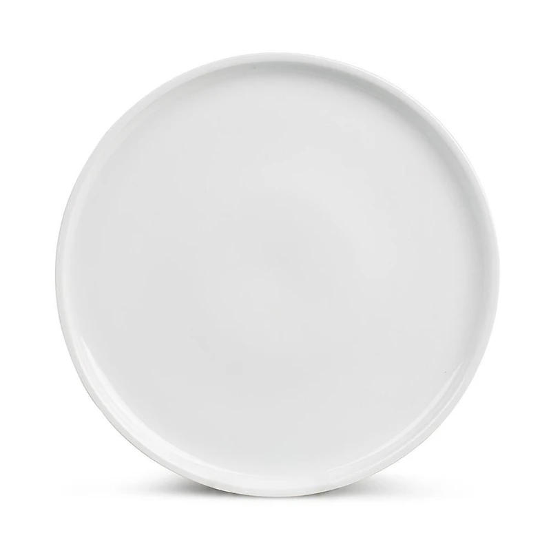 A La Carte 'Bergen' Porcelain Dinner Plate (White)
