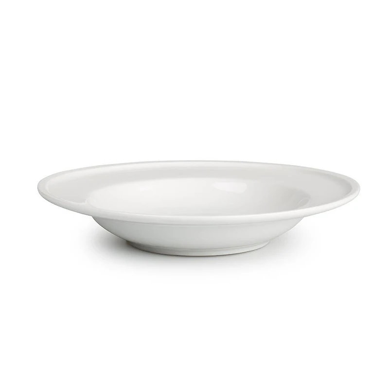 A La Carte 'Bergen' Porcelain Soup and Pasta Plate (White)