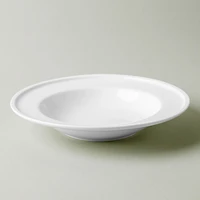 A La Carte 'Bergen' Porcelain Soup and Pasta Plate (White)