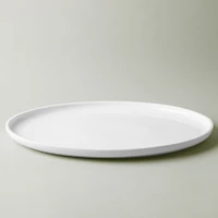 A La Carte 'Essentials' Porcelain 14" Oval Platter (White)