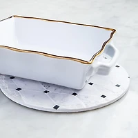 KSP Tessera 'Geo' Ceramic Trivet (White/Black)