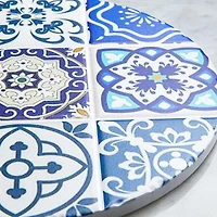 KSP Ceramica 'Spanish Tile' Ceramic Trivet 20cm (Blue)