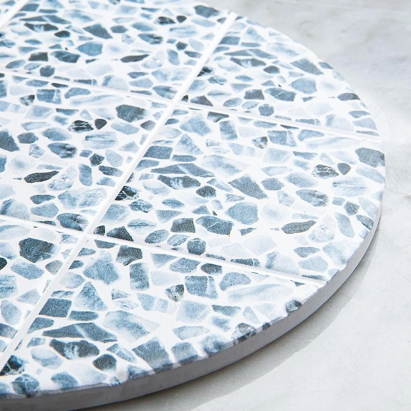 KSP Ceramica  'Capri' Ceramic Trivet (Blue/Grey)