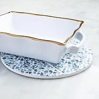 KSP Ceramica  'Capri' Ceramic Trivet (Blue/Grey)