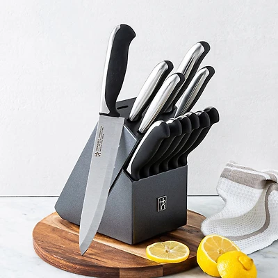 Henckels Everedge Plus II Wood Knife Block Combo - 12pc. (Charcoal)