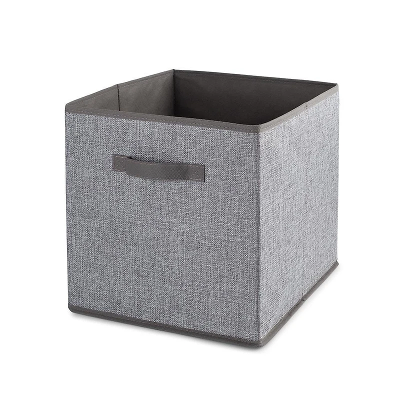 KSP Linea Fabric Storage Cube (Grey) 31 cm sq.