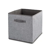 KSP Linea Fabric Storage Cube (Grey) 31 cm sq.