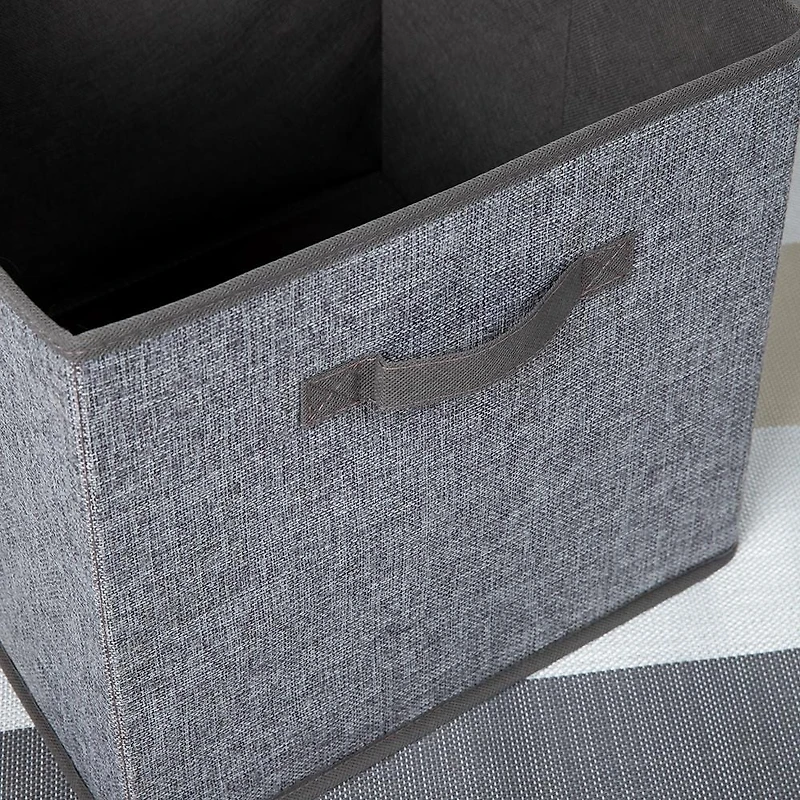 KSP Linea Fabric Storage Cube (Grey) 31 cm sq.