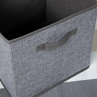 KSP Linea Fabric Storage Cube (Grey) 31 cm sq.