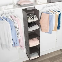 KSP Linea '6-Shelf' Hanging 6-Shelf Org. (Grey) 30 cm sq. x 127 cm