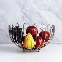 KSP Circ Fruit Basket (Matte Nickel) 30 cm dia. x 18 cm