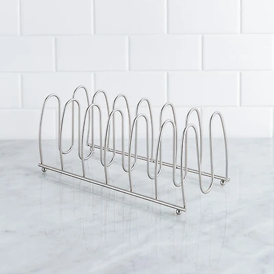KSP Curvy Divided Kitchen Organizer (Matte Nickel) 33 x 13.5 x 14 cm