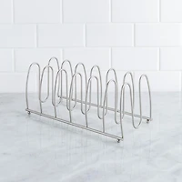KSP Curvy Divided Kitchen Organizer (Matte Nickel) 33 x 13.5 x 14 cm