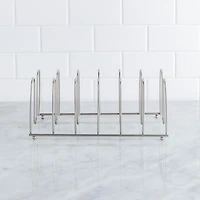 KSP Curvy Divided Kitchen Organizer (Matte Nickel) 33 x 13.5 x 14 cm