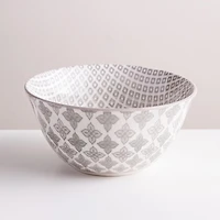 KSP Oishi 'Diamond' Stoneware Bowl - Small (Grey)