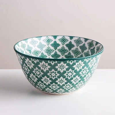 KSP Oishi 'Clover' Stoneware Bowl - Small (Green)