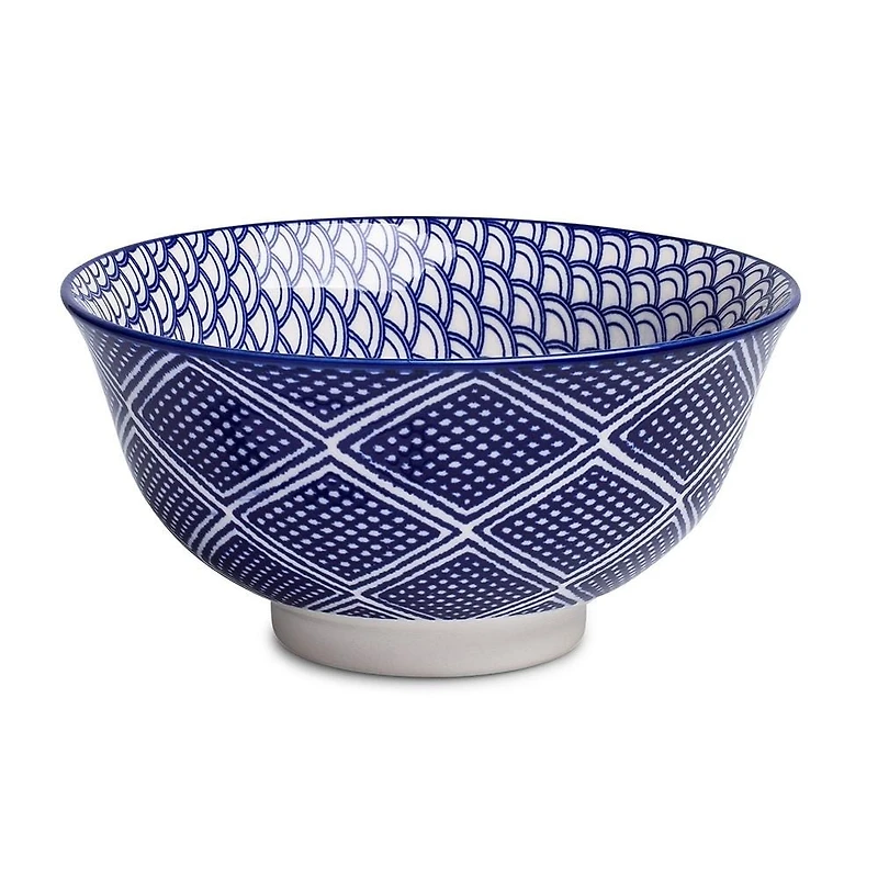 KSP Oishi 'Waves' Stoneware Bowl - Medium (Navy)