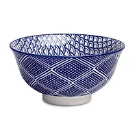 KSP Oishi 'Waves' Stoneware Bowl - Medium (Navy)