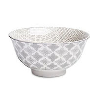 KSP Oishi 'Diamond' Stoneware Bowl - Medium (Grey)