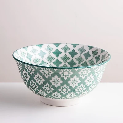 KSP Oishi 'Clover' Stoneware Bowl - Medium (Green)
