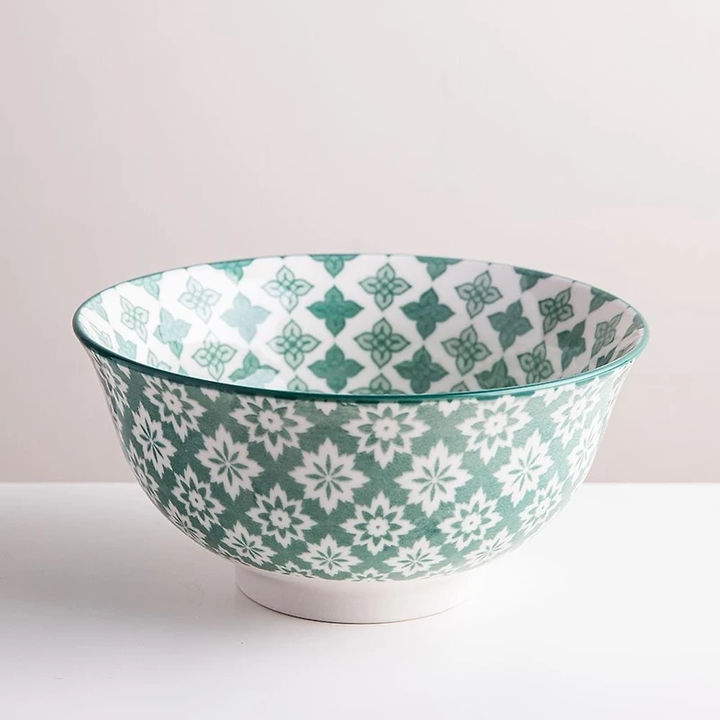 KSP Oishi 'Clover' Stoneware Bowl - Medium (Green)