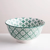 KSP Oishi 'Clover' Stoneware Bowl - Medium (Green)