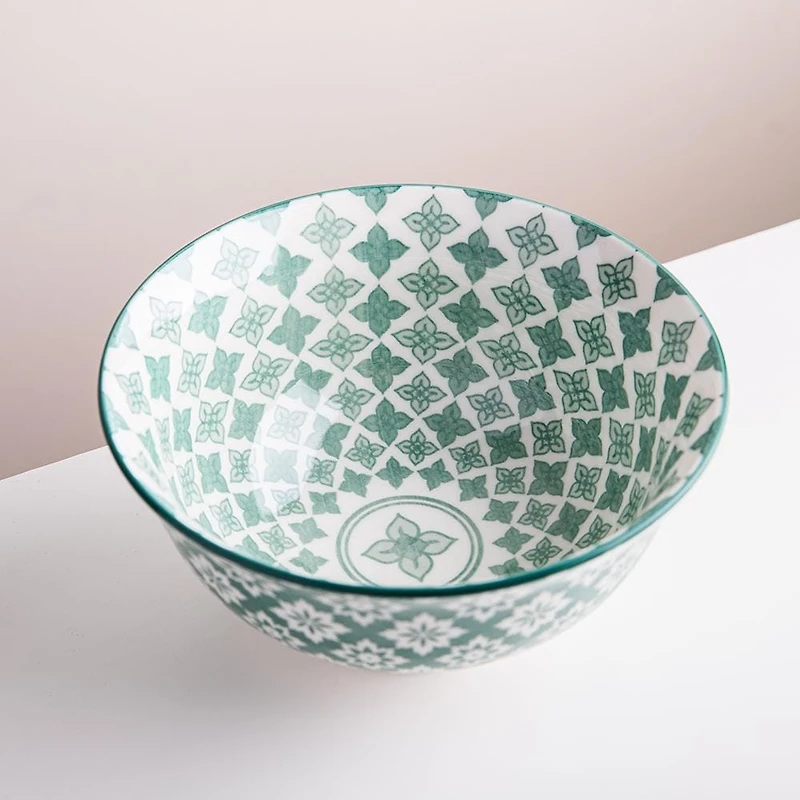 KSP Oishi 'Clover' Stoneware Bowl - Medium (Green)
