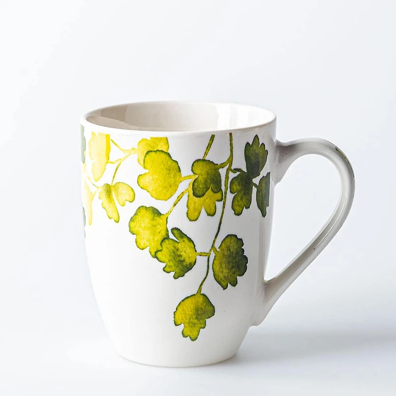 KSP Graphic 'Saison' Mug - Set of 4 (Green Pink Blue Red)