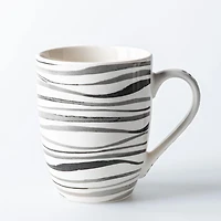 KSP Graphic 'Ikat' Mug - Set of 4 (Grey)