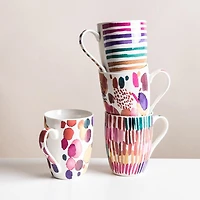 KSP Graphic 'Hue' Mug - Set of 4