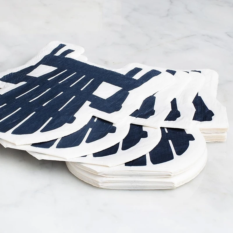 Harman 3-Ply 'Adirondack' Paper Napkin (Navy)