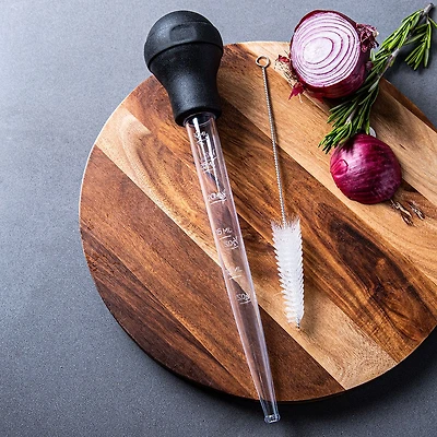 Luciano Gourmet Turkey Time Turkey Baster with Cleaning Brush (Asstd.)