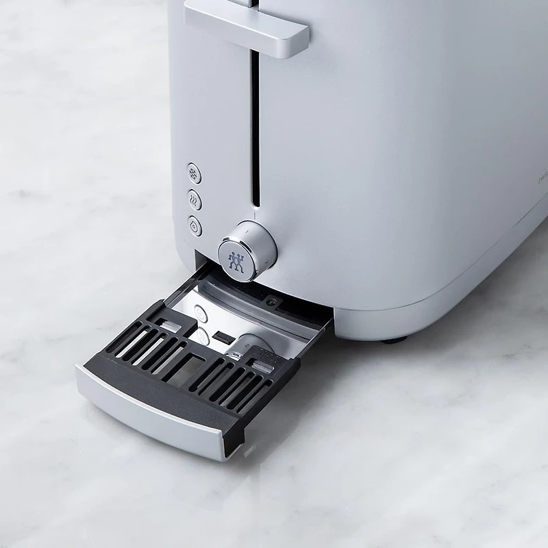 ZWILLING Enfinigy 2 Slice Toaster (White/Silver)