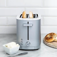 ZWILLING Enfinigy 2 Slice Toaster (White/Silver)