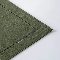 Harman Hemstitch Polyester Placemat (Green)