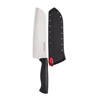 Farberware Edgekeeper Santoku Knife 7" with Sleeve (Black)