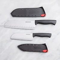Farberware Edgekeeper Santoku Knife 7" with Sleeve (Black)