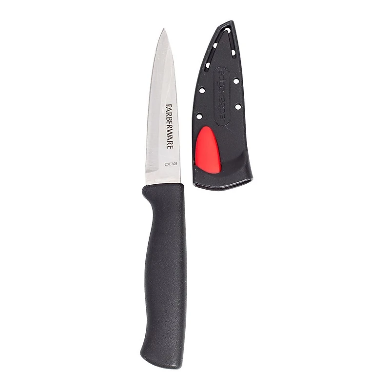 Farberware Edgekeeper 3.5" Paring Knife with Sleeve (Black)