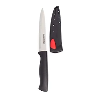 Farberware Edgekeeper 4.5" Utility Knife with Sleeve (Black)