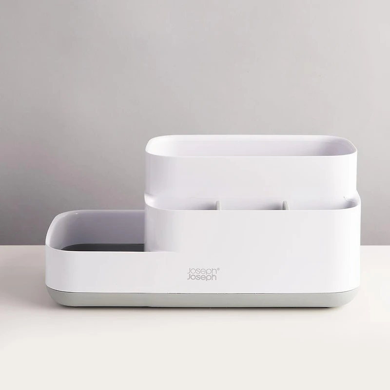 Joseph Joseph Smart Bath Easy-Store Bathroom Caddy (White/Grey)