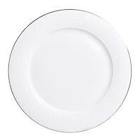 A La Carte 'Diamond Platinum' Porcelain Side Plate (White)