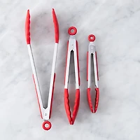 KSP Grip Silicone Tong - Set of 3 (Red)