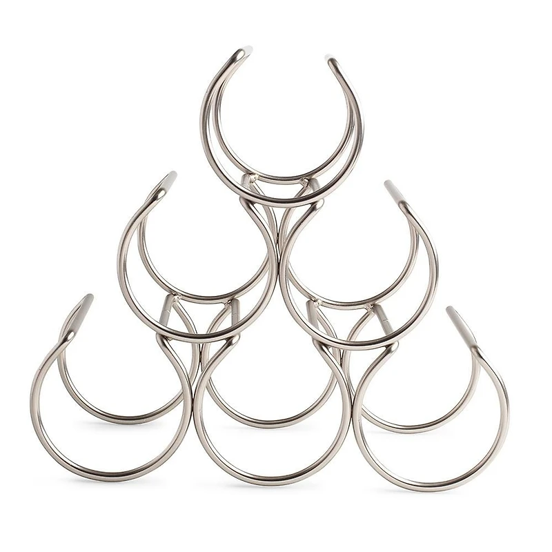 KSP Vina Wine Rack 6-Bottle (Matte Nickel)