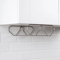 KSP Under Cabinet Wine Glass Rack (Matte Nickel)